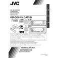 JVC KD-G801EE Owner's Manual cover photo