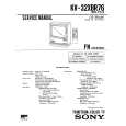 SONY KV32XBR76 Service Manual cover photo