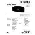 SONY ICFCD803 Service Manual cover photo