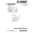SONY HTV600DP Service Manual cover photo