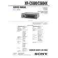SONY XR-C5500 Owner's Manual cover photo