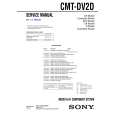SONY CMTDV2D Service Manual cover photo