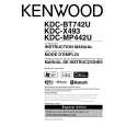 KENWOOD KDC-MP442U Owner's Manual cover photo
