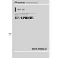 PIONEER DEHP80RS Owner's Manual cover photo