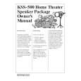 KENWOOD KSS500 Owner's Manual cover photo