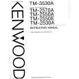 KENWOOD TM-2550E Owner's Manual cover photo