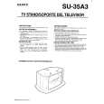 SONY SU35A3 Owner's Manual cover photo