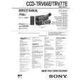 SONY CCDTRV77E Service Manual cover photo