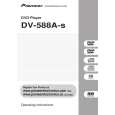 PIONEER DV-588A-s Owner's Manual cover photo