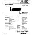 SONY SL-HF2000 Service Manual cover photo