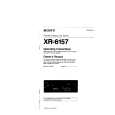 SONY XR-6157 Owner's Manual cover photo
