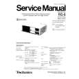 TECHNICS RS6 Service Manual cover photo