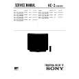 SONY KVX2160B Service Manual cover photo