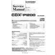 PIONEER CDXP1200 Service Manual cover photo