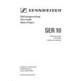 SENNHEISER SER 10 Owner's Manual cover photo
