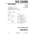 SONY DHCZX50MD Service Manual cover photo
