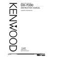 KENWOOD DX7030 Owner's Manual cover photo