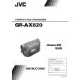 JVC GR-AX820U Owner's Manual cover photo