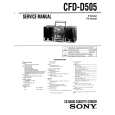 SONY CFD-D505 Service Manual cover photo