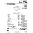 SONY AC-V700 Service Manual cover photo