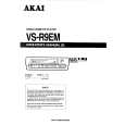 AKAI VSR9EM Owner's Manual cover photo