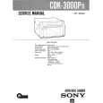 SONY CDK3000PII Service Manual cover photo