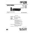 SONY CVPG700 Service Manual cover photo
