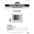 JVC AV14F703 Service Manual cover photo