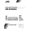 JVC HR-S3500U Owner's Manual cover photo