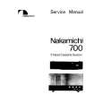 NAKAMICHI 700 Service Manual cover photo