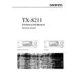 ONKYO TX-8211 Owner's Manual cover photo