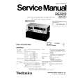 TECHNICS RSM13 Service Manual cover photo