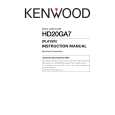 KENWOOD HD20GA7 Owner's Manual cover photo