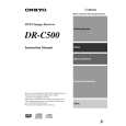 ONKYO DRC500 Owner's Manual cover photo