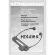 SENNHEISER HDI 416 K Owner's Manual cover photo