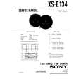 SONY XSE134 Service Manual cover photo