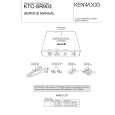 KENWOOD KTCSR903 Service Manual cover photo