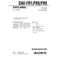 SONY DAVFR1 Service Manual cover photo