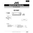 JVC KDS587 Service Manual cover photo