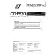 SANSUI CD-E570 Service Manual cover photo