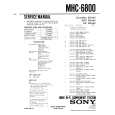 SONY MHC-6800 Service Manual cover photo