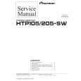 PIONEER HTP105205-SW Service Manual cover photo