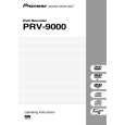 PIONEER PRV-9000/KU/CA Owner's Manual cover photo
