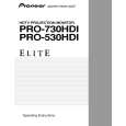 PIONEER PRO-730HDI/KUXC/CA Owner's Manual cover photo