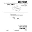 SONY CDX-5N67 Service Manual cover photo