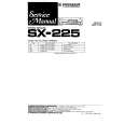 PIONEER SX225 Service Manual cover photo