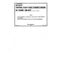SONY KV2184MTJ Service Manual cover photo