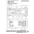 KENWOOD RDVH7 Service Manual cover photo