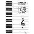 TECHNICS SX-KN200 Owner's Manual cover photo