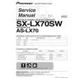 PIONEER AS-LX70/XJ/EE5 Service Manual cover photo
